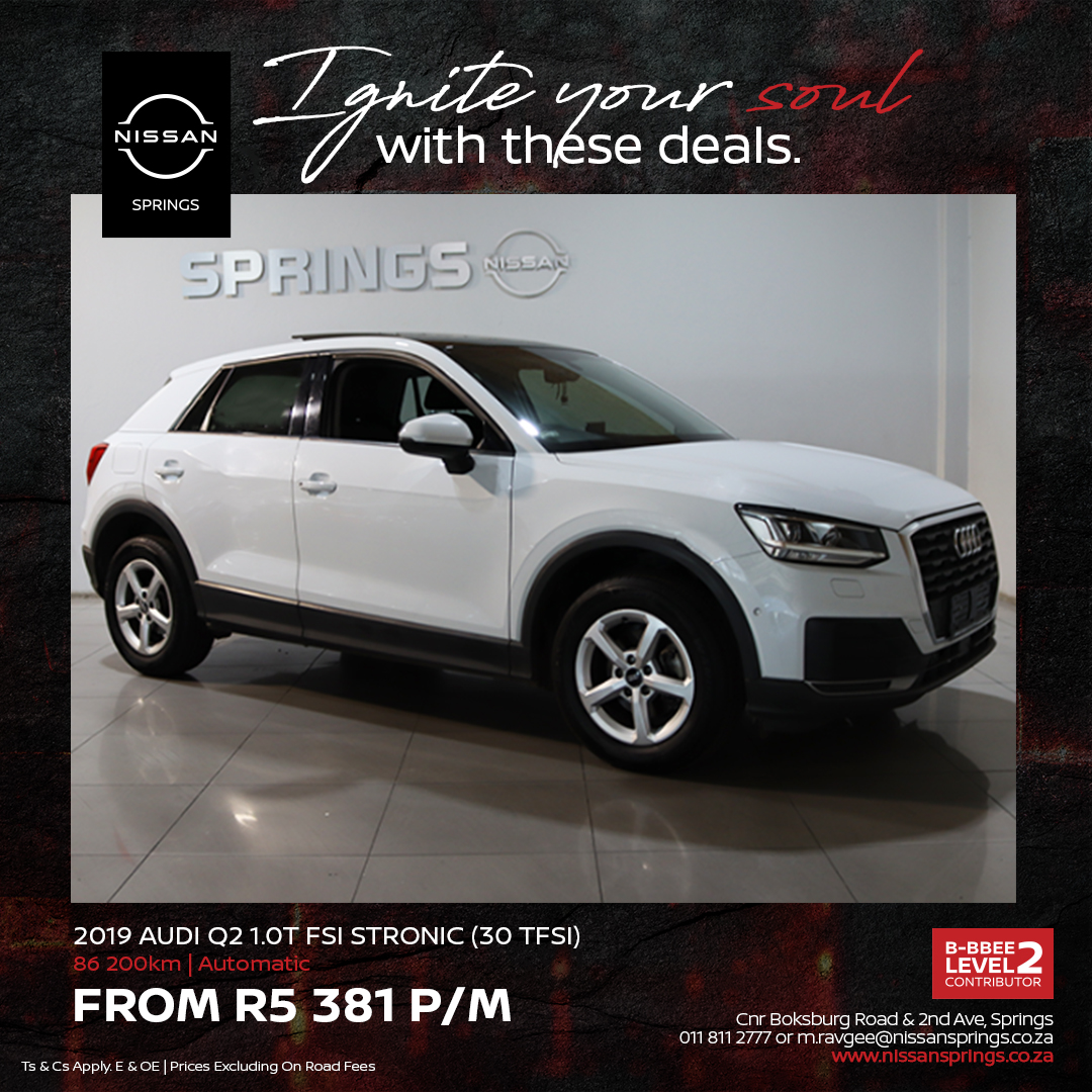 2019 AUDI Q2 10T FSI STRONIC 30 TFSI
